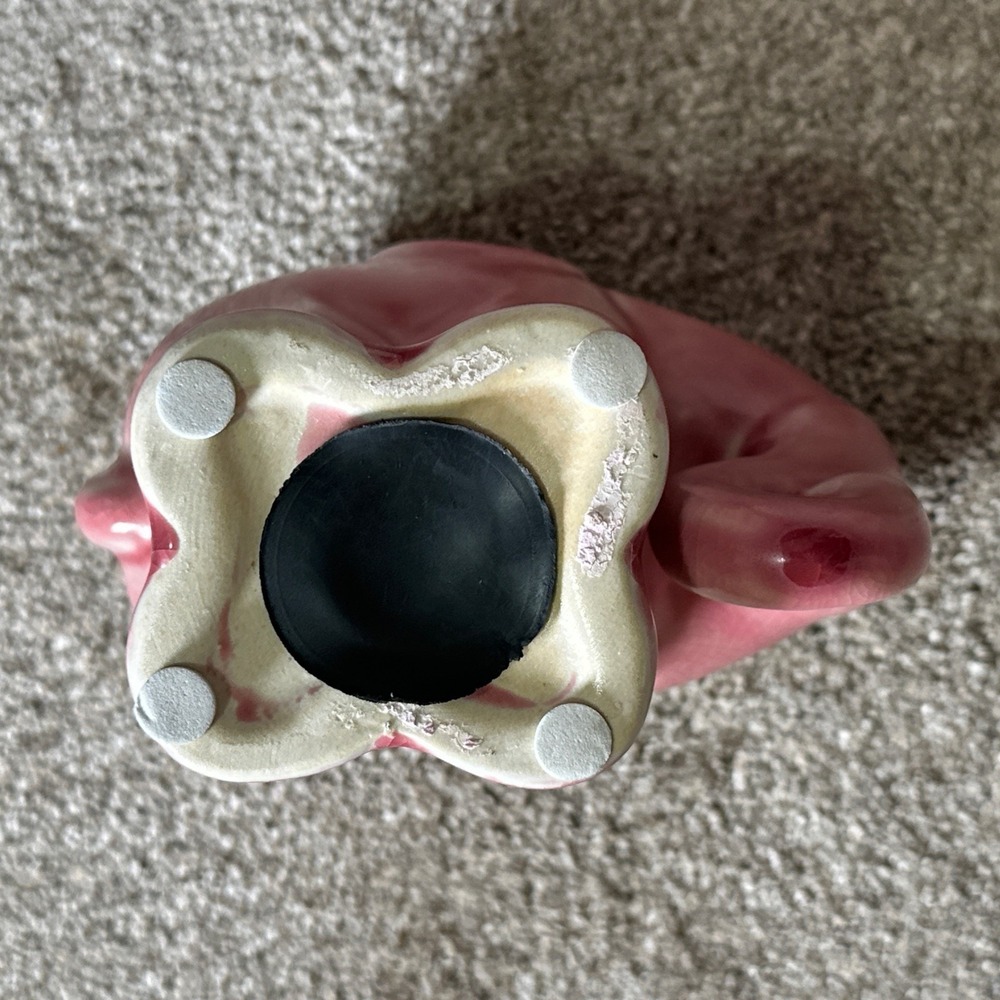 Pink Ceramic Elephant Figurine - Picture 5 of 7
